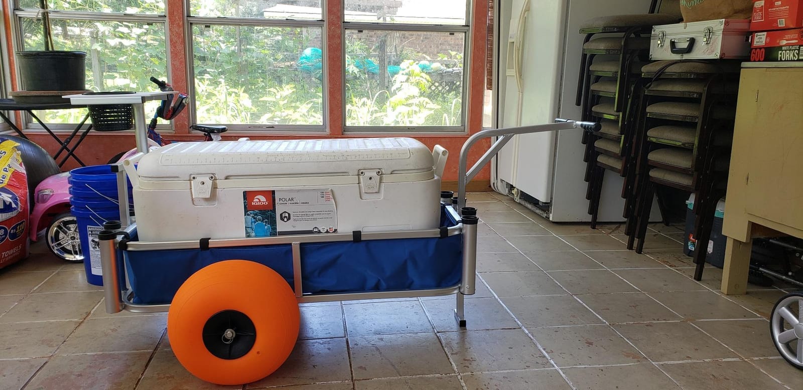 Anglers Fish-N-Mate 310 Sr Fishing Cart with Poly Wheels customer photo 1