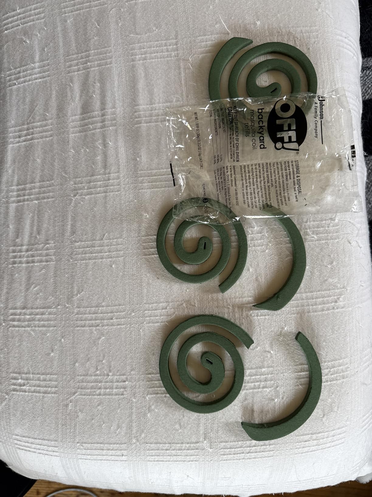 Off! Backyard Mosquito Repellent Coil Refills, Country Fresh Scent, 6 Count | Great For Outdoor Patio Use, Mosquito Repellent Provides Up To 4 hours of Protection customer photo 1