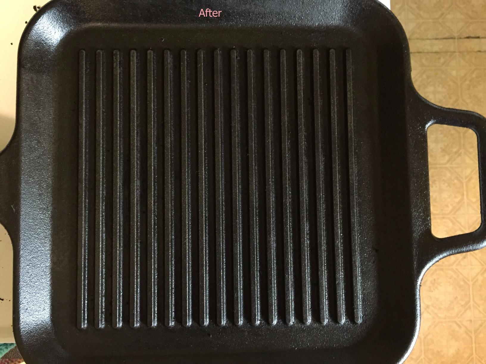 The Ringer - The Original Stainless Steel Cast Iron Cleaner, Patented XL 8x6 Inch Design customer photo 2