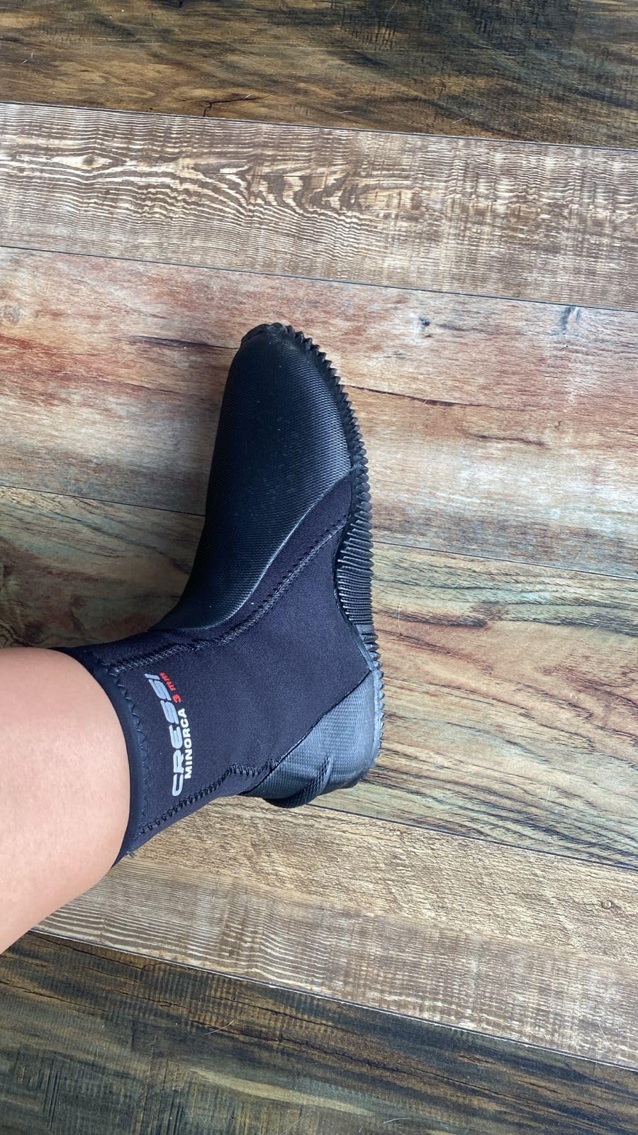 Cressi Neoprene Adult Anti-Slip Sole Boots - for Water Sports: Scuba Diving, Snorkeling, Diving, Rafting, Windsurfing customer photo 2