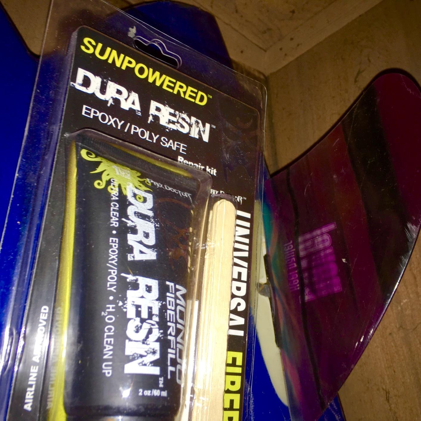 Phix Doctor SunPowered Dura Resin Mondo Dual Formula Universal Resin Epoxy & Polyester Safe Surfboard Ding Repair Kit (2 oz) customer photo 1
