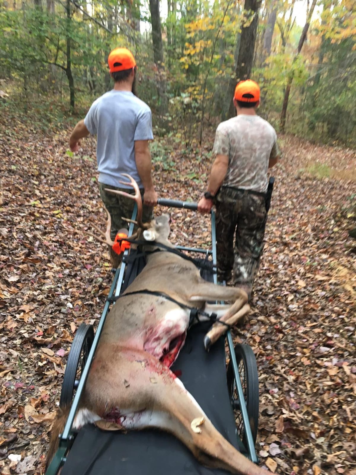Leader Accessories Super Mag Hauler Steel Hunting Deer Game Cart 550lb | Foldable, Heavy Duty Metal Frame, 550LBS Capacity, Easy to Storage And Transport customer photo 1