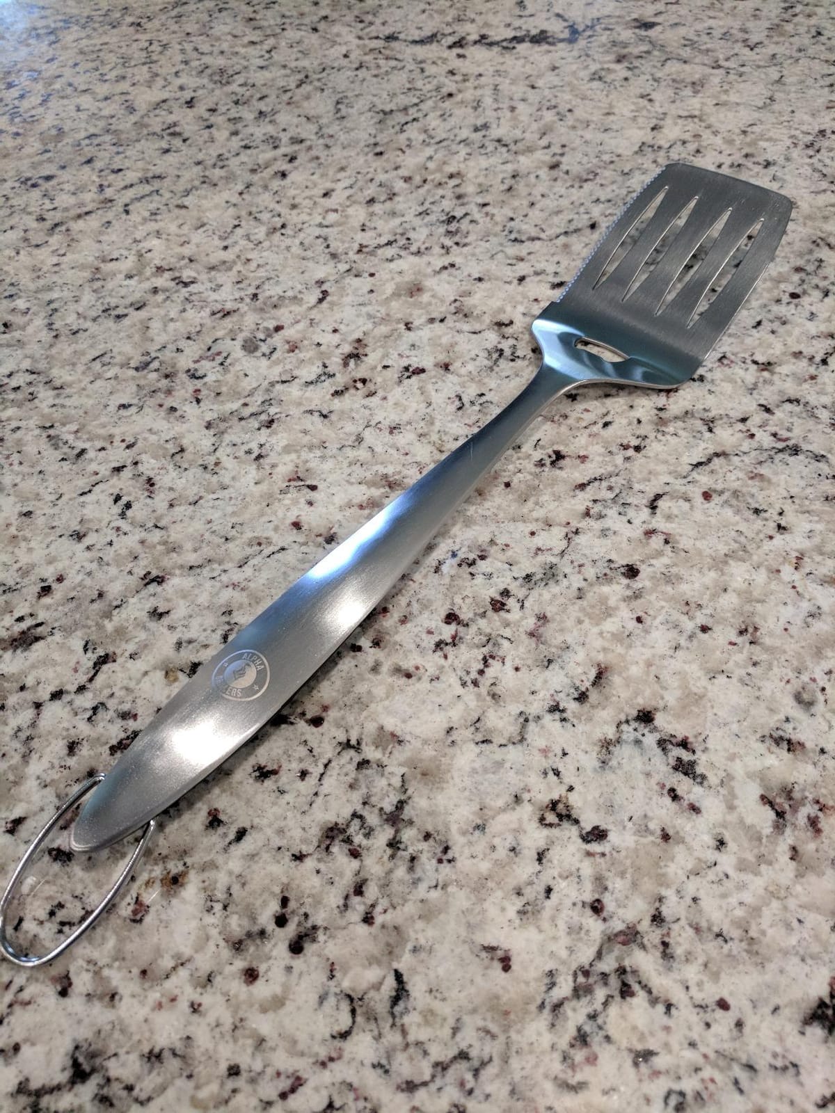 Alpha Grillers Grill Tools Set, BBQ & Grilling Accessories Outdoor Utensils | Heavy-Duty Stainless Steel Spatula, Fork, Brush & Tongs, Great BBQ Gift for Men customer photo 1