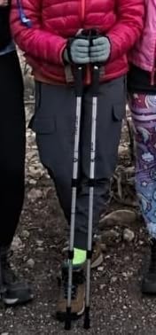 Telescopic Trekking Poles for Hiking, Anti-Shock Nordic Walking Sticks | Hiking Poles Collapsible Lightweight & Durable customer photo 2