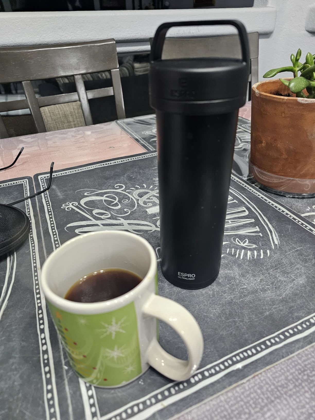 ESPRO Go P0 Insulated French Press Coffee Maker for Travel, 16oz, Black customer photo 2