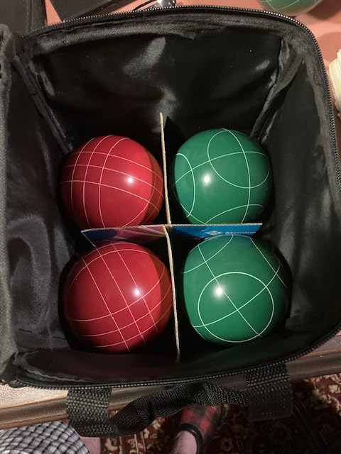 Amazon Basics 100mm Bocce Ball Set customer photo 1