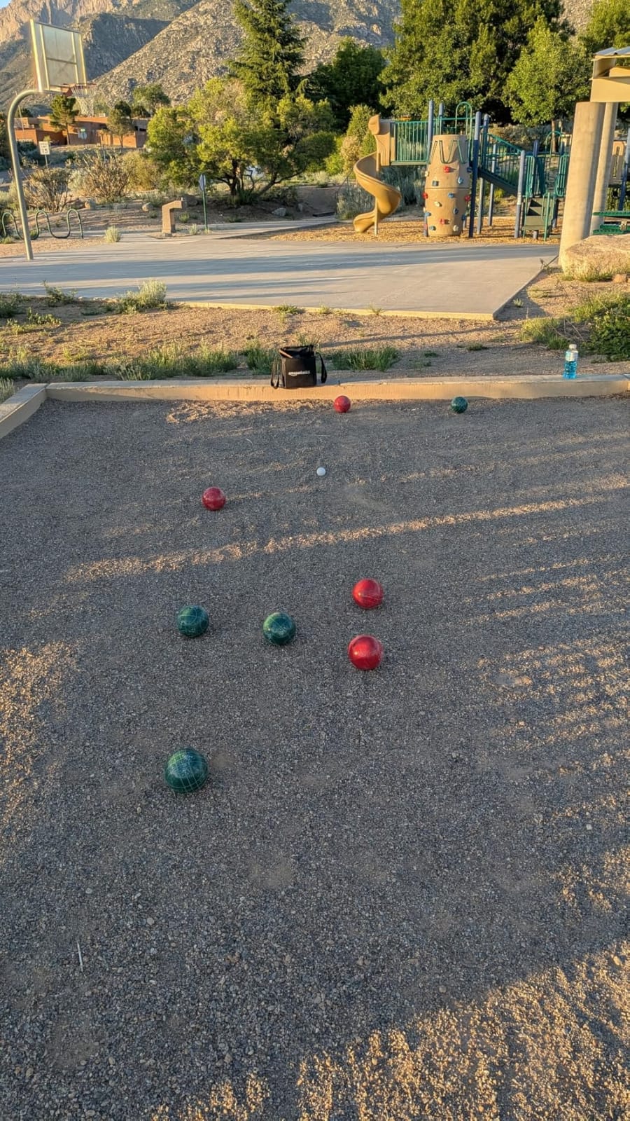 Amazon Basics 100mm Bocce Ball Set customer photo 2