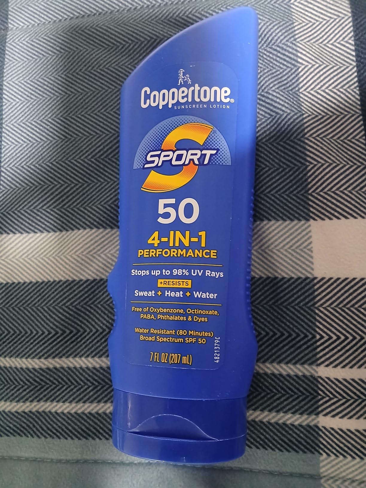 Coppertone SPORT Sunscreen Lotion SPF 50, 7 FL OZ | Sunscreen Lotion with Vitamin E, Sweat, Heat and Water Resistant, PABA, Oxybenzone, Octinoxate, Paraben and Dye Free customer photo 1