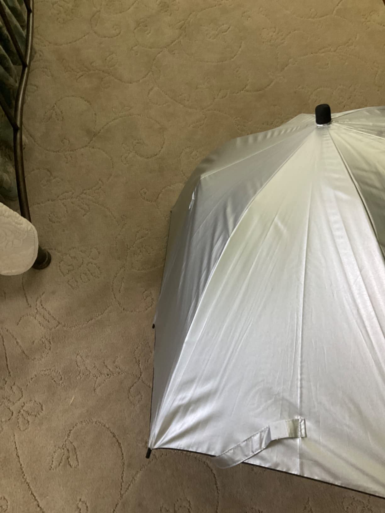 Six Moon Designs Silver Shadow Hiking Umbrella - UPF 50+ Sun & Rain Protection - Ultralight 8.9 oz Fiberglass Frame - Durable Reflective Trekking Umbrella for Backpacking, PCT, and Desert Travel customer photo 1