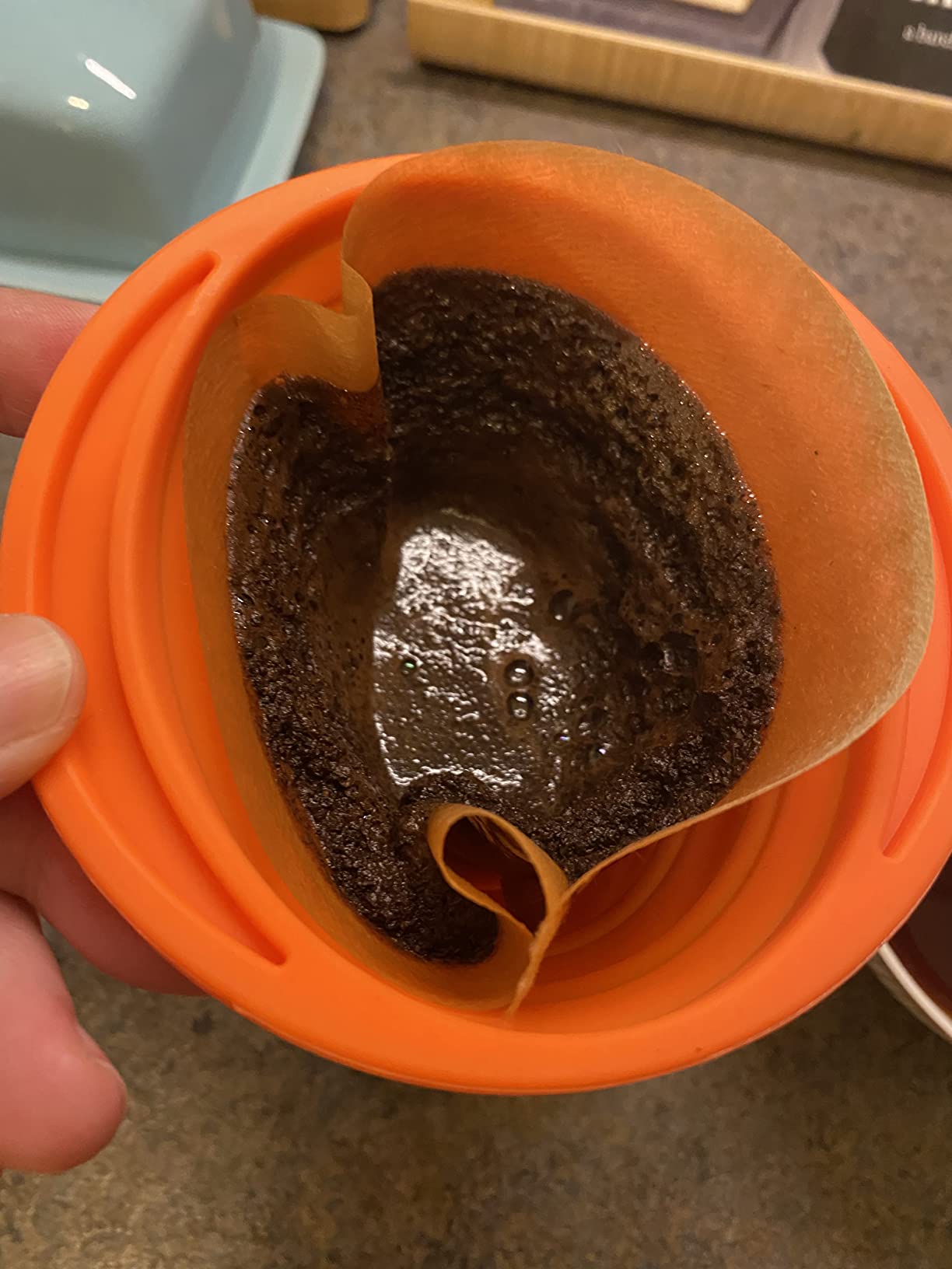 ust Collapsible Flexware Coffee Drip with Strong, Flexible, Compact, BPA Free Design and Lid Seal for Hiking, Backpacking, Camping and Outdoor Survival customer photo 2