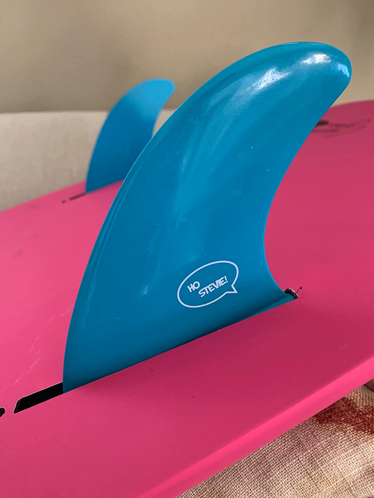 Ho Stevie! FRP Quad (4) Surfboard Fins - Speed and Drive - Stronger Than Regular Nylon Fins - Includes Fin Bag, Screws, Wax Comb and Fin Key customer photo 1