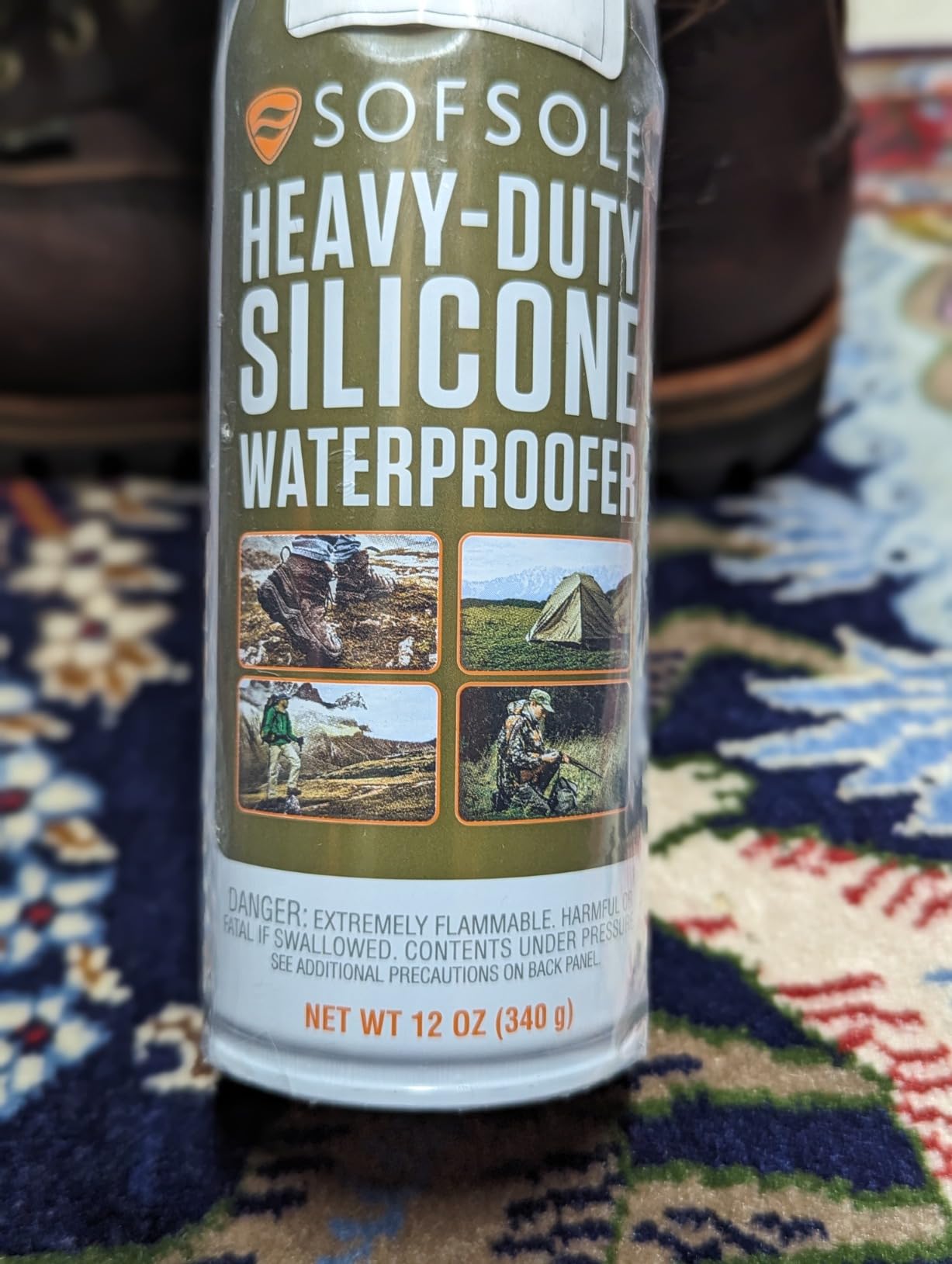 Sof Sole Silicone Waterproofer Spray for Boots,Tents and Outdoor Gear 12-ounce customer photo 2