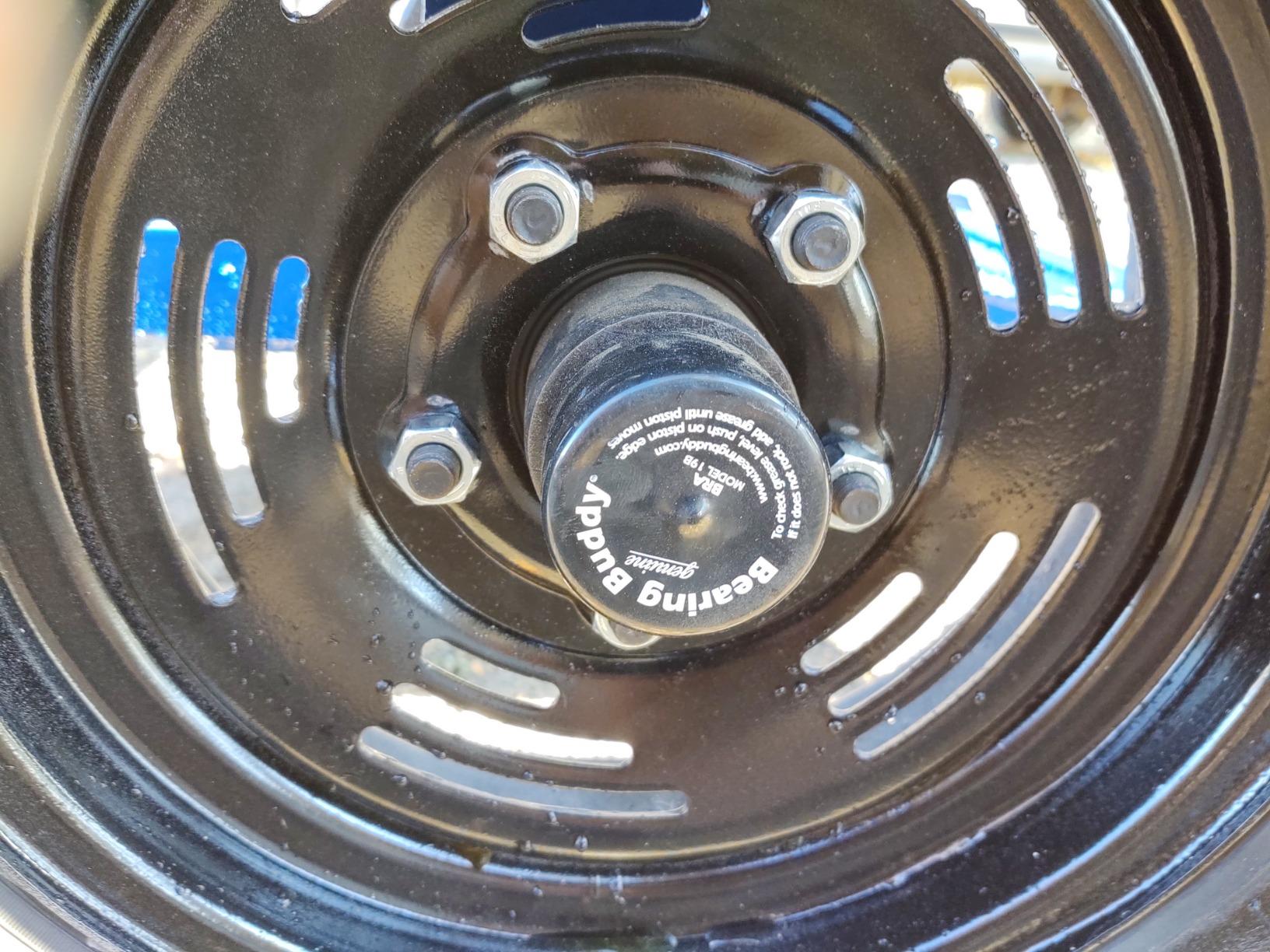 Bearing Buddy 1980 - USA-Made Chrome Plated Wheel Bearing Protectors w/ 19B Bra - Trailer Hub Dust Cap Replacement for Boats, ATVs, Utility Trailers & More customer photo 2