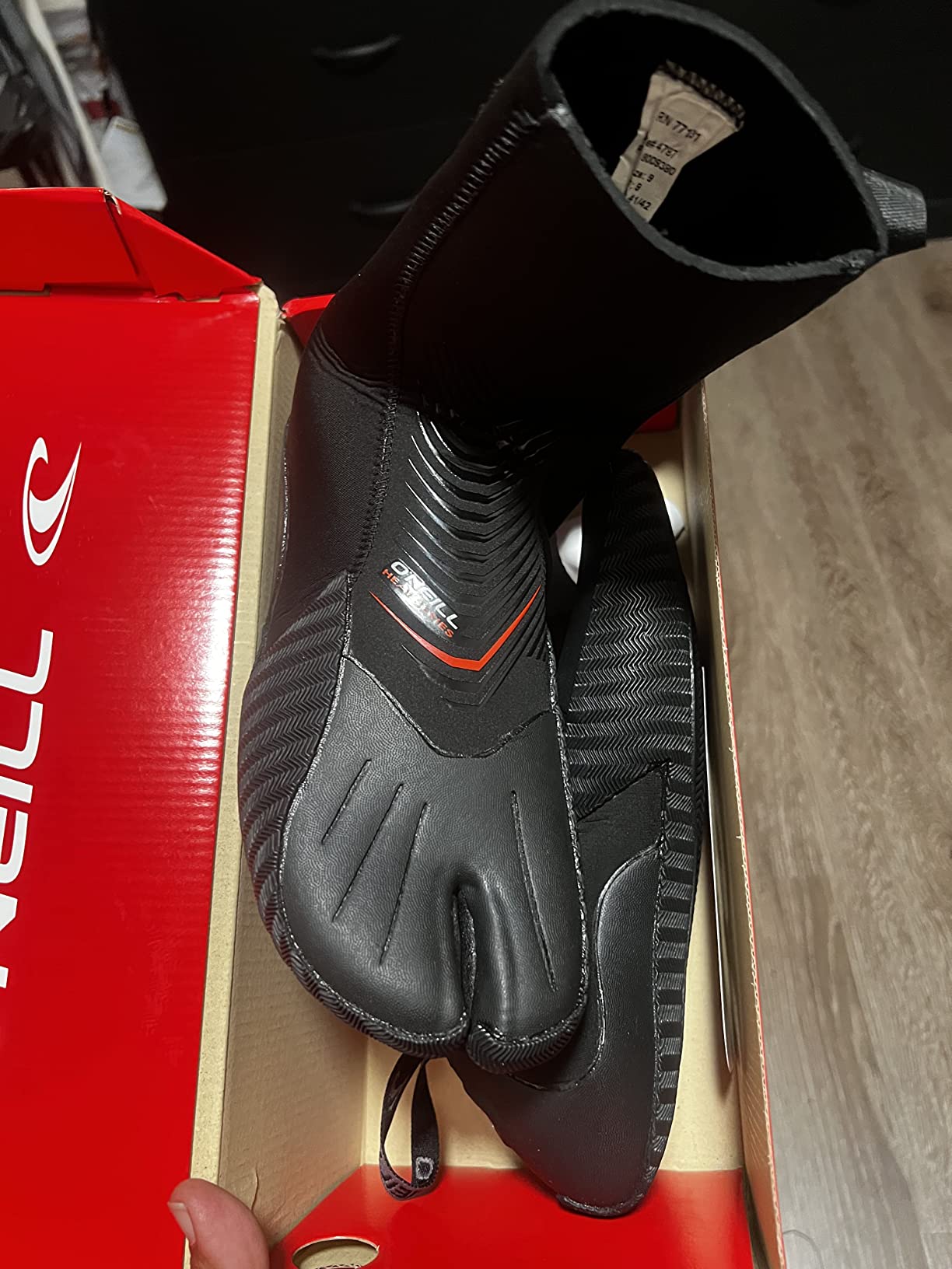 O'Neill Heat 3mm Split Toe Neoprene Boot with Textured Rubber Sole for Cold Water Surfing, Paddleboarding, Snorkeling, and Any Water Activities customer photo 1