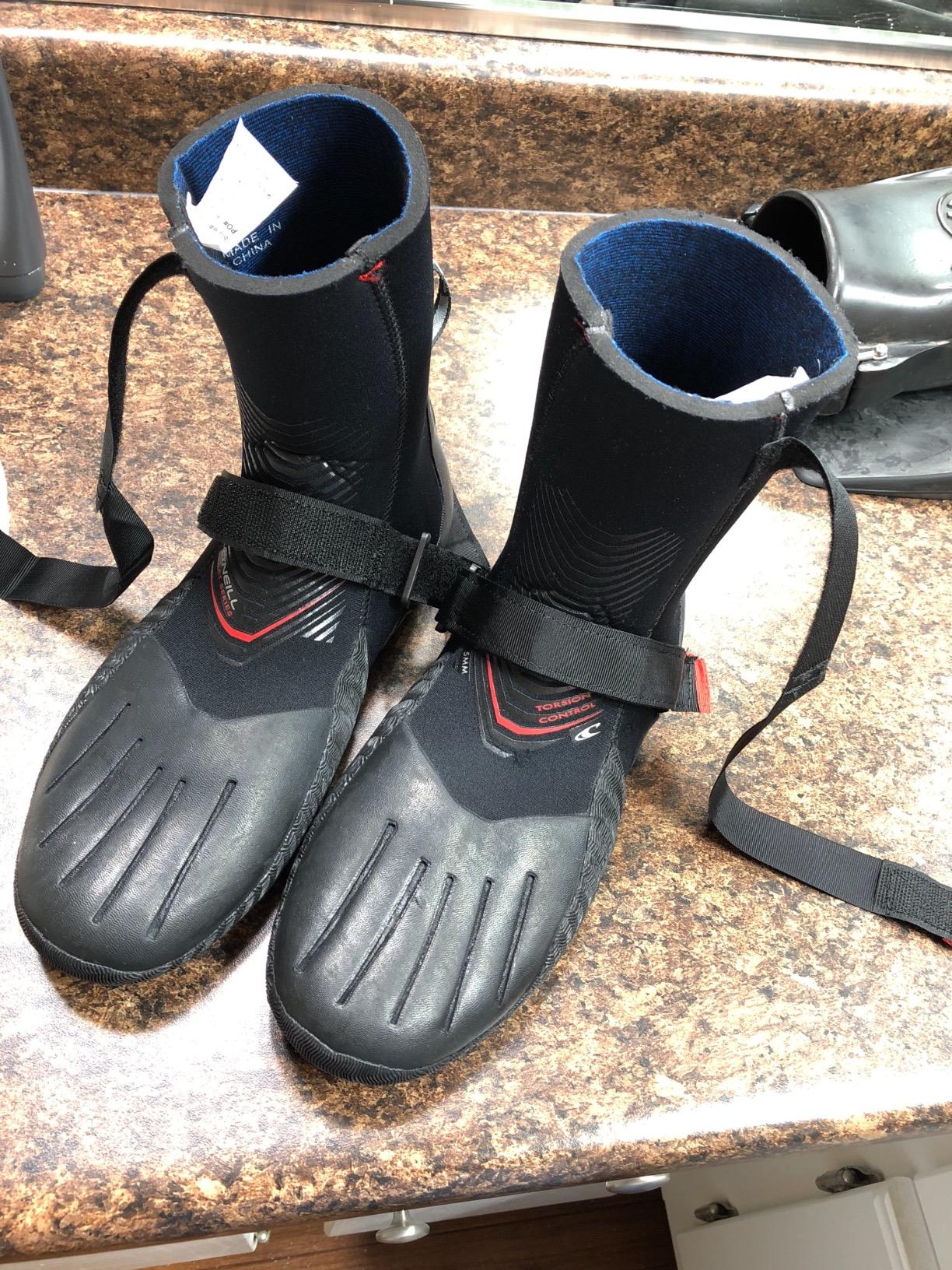 O'Neill Heat 5mm Round Toe Neoprene Boot with Textured Rubber Sole for Cold Water Surfing, Paddleboarding, Snorkeling customer photo 1