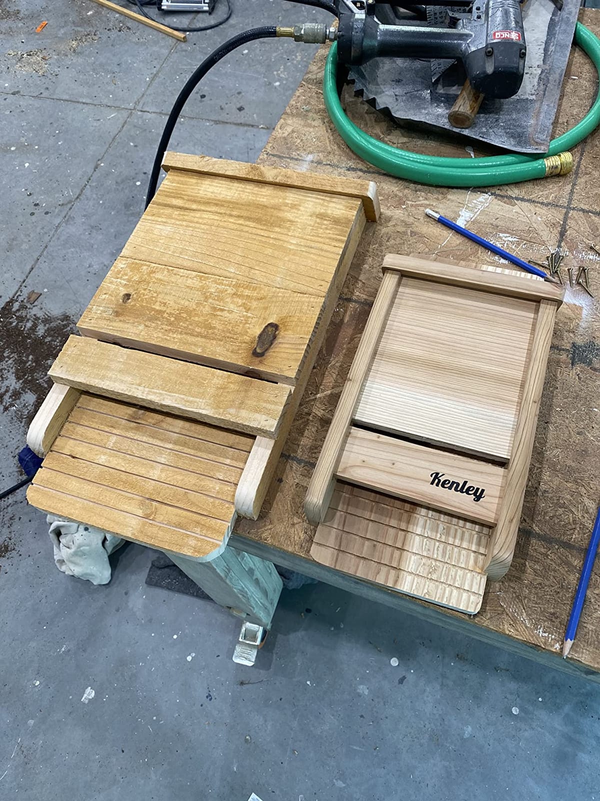 Bat House - Handcrafted Bat Box for Outside from Cedar Wood - One Chamber customer photo 2