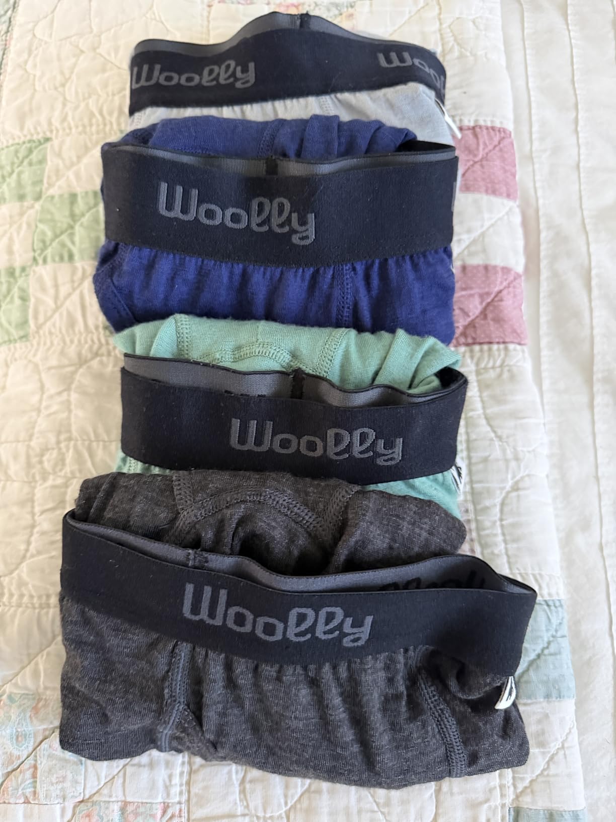Woolly Men's 100% Merino Wool Active Boxers for Everyday, RWS Certified customer photo 1