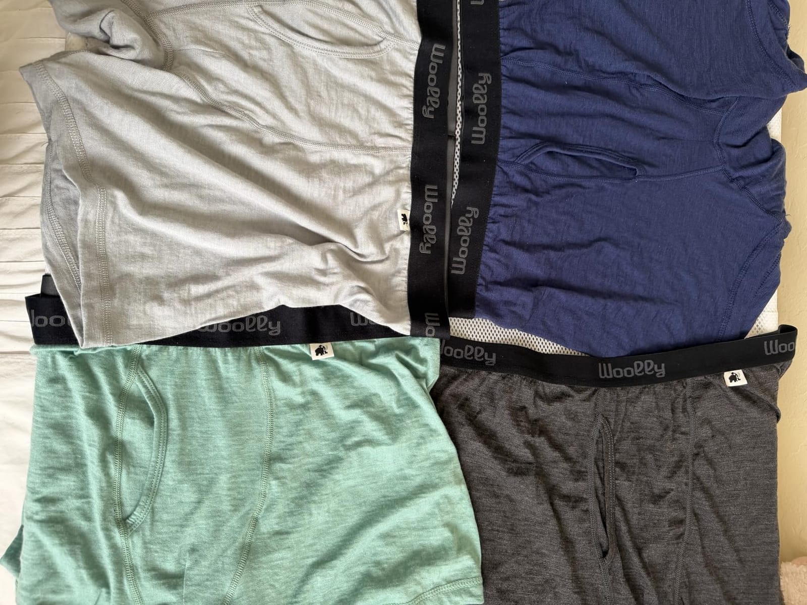 Woolly Men's 100% Merino Wool Active Boxers for Everyday, RWS Certified customer photo 2