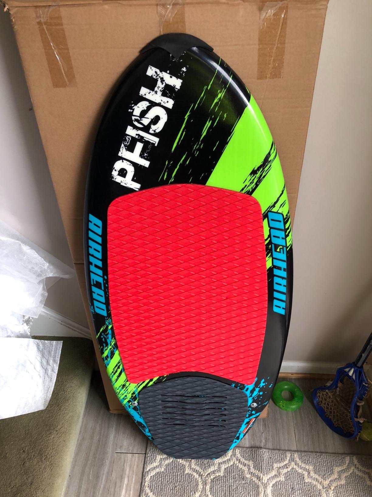 Airhead PFISH Wakesurf Board, Skim Style customer photo 2