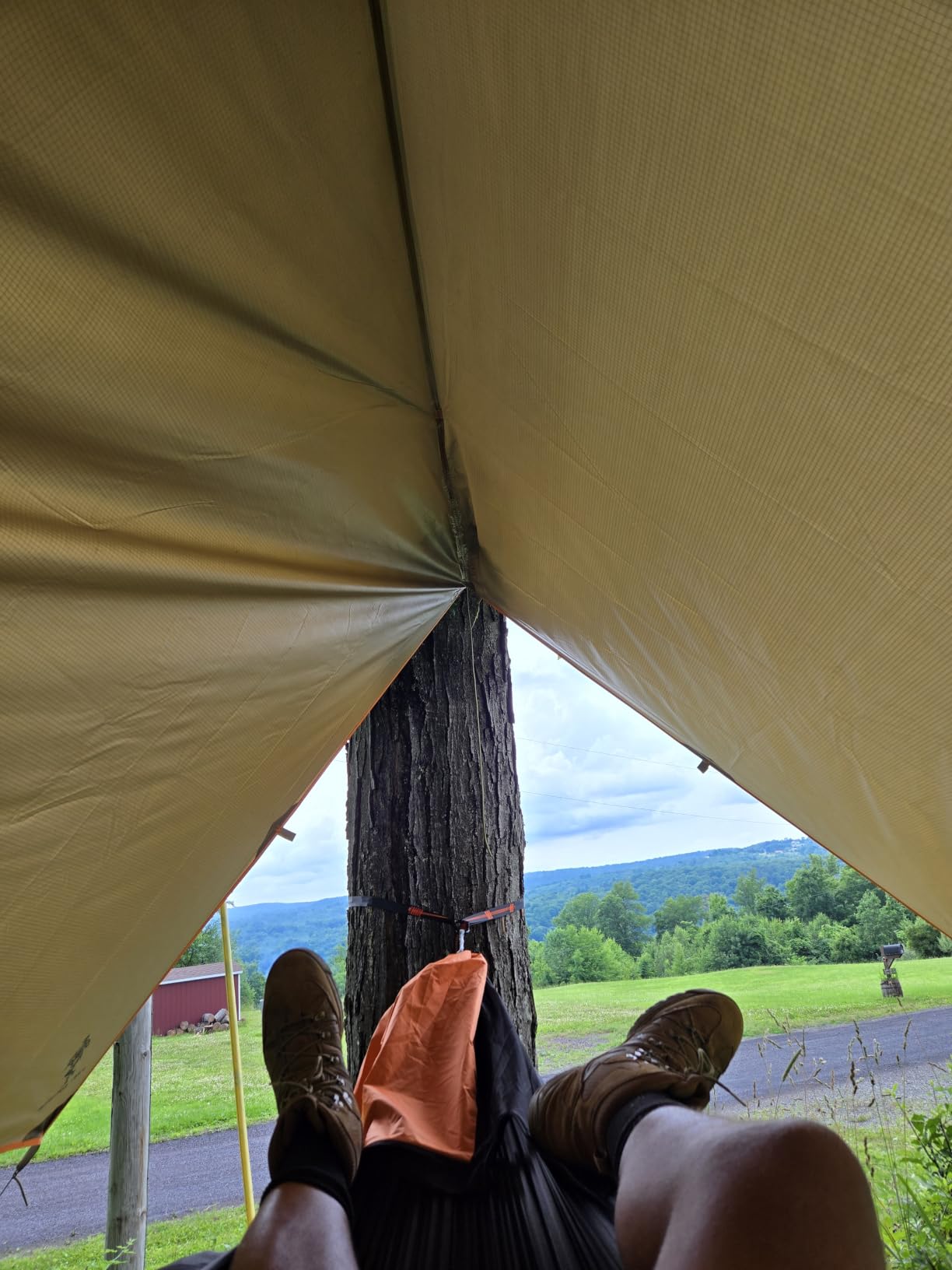 FREE SOLDIER Waterproof Camping Tarp Shelter Awning | Lightweight, Compact, Quick Setup, Waterproof Sun Shelter Campingtarp, For Backpacking, Beach, Travel and Outdoor Activities customer photo 2