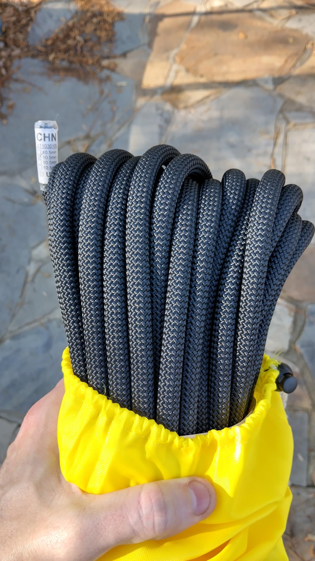 X XBEN Outdoor Climbing Rope 10M(32ft) 20M(64ft) 30M(96ft) 50M(160ft) 70M(230ft) 152M(500FT) 352M(1000FT) Static Rock Climbing Rope for Escape Rope Ice Climbing Equipment Fire Rescue Parachute customer photo 2