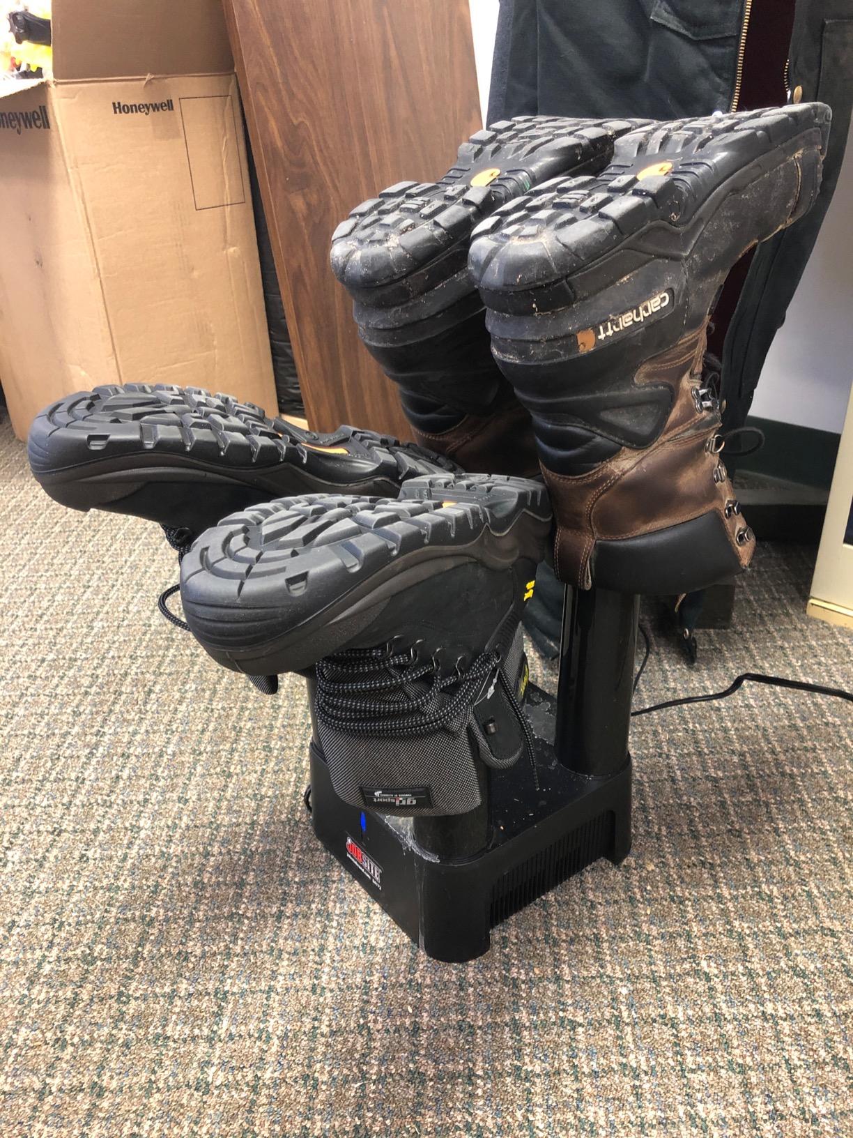JobSite Boot Dryer - Mighty Dry with Heat Blower Fan - Fast Glove & Shoe Dryer - Helps Reduce Odor customer photo 2