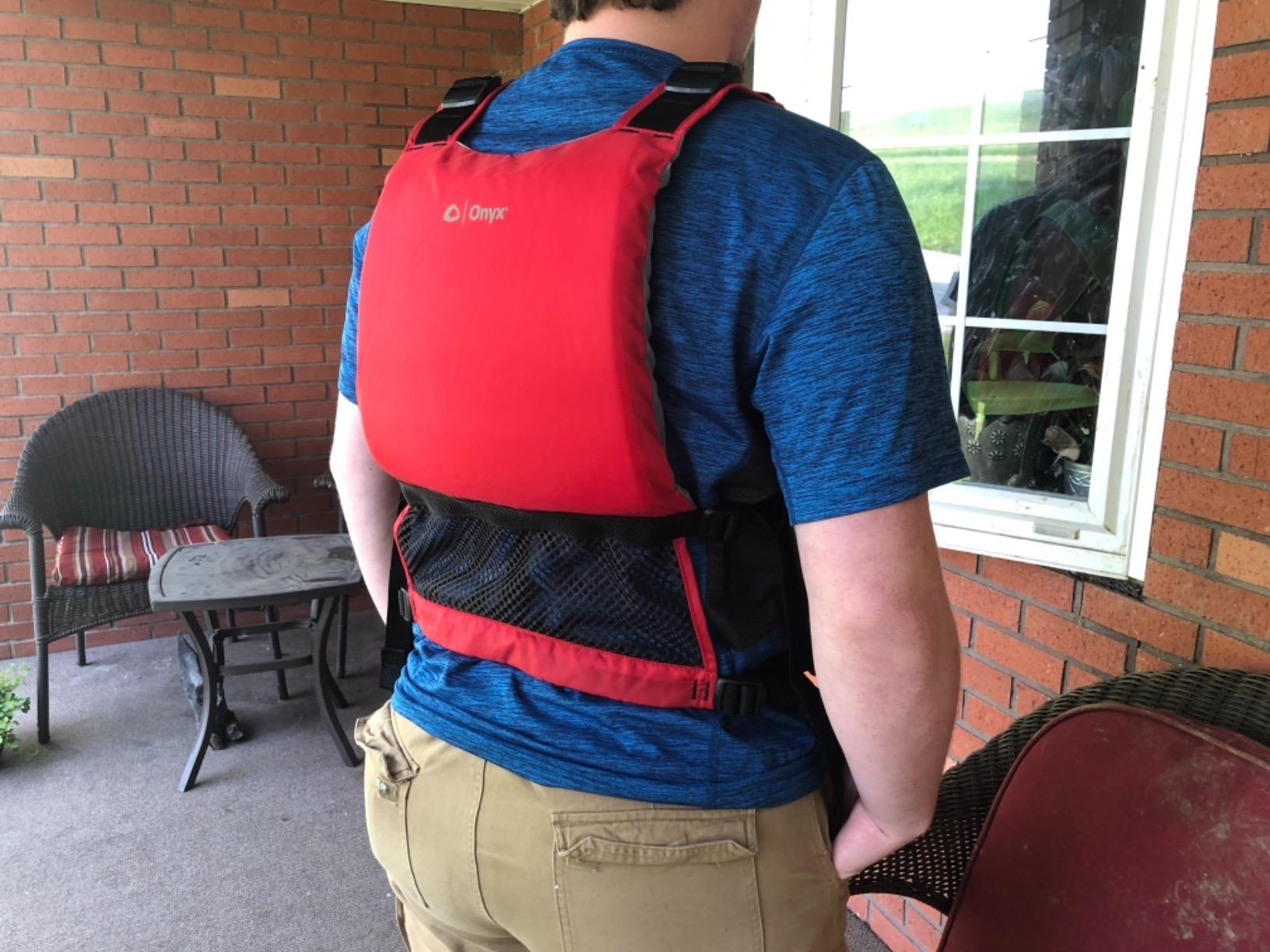 Onyx Universal Paddle Life Jacket, USCG & TC Approved Adult PFD customer photo 2