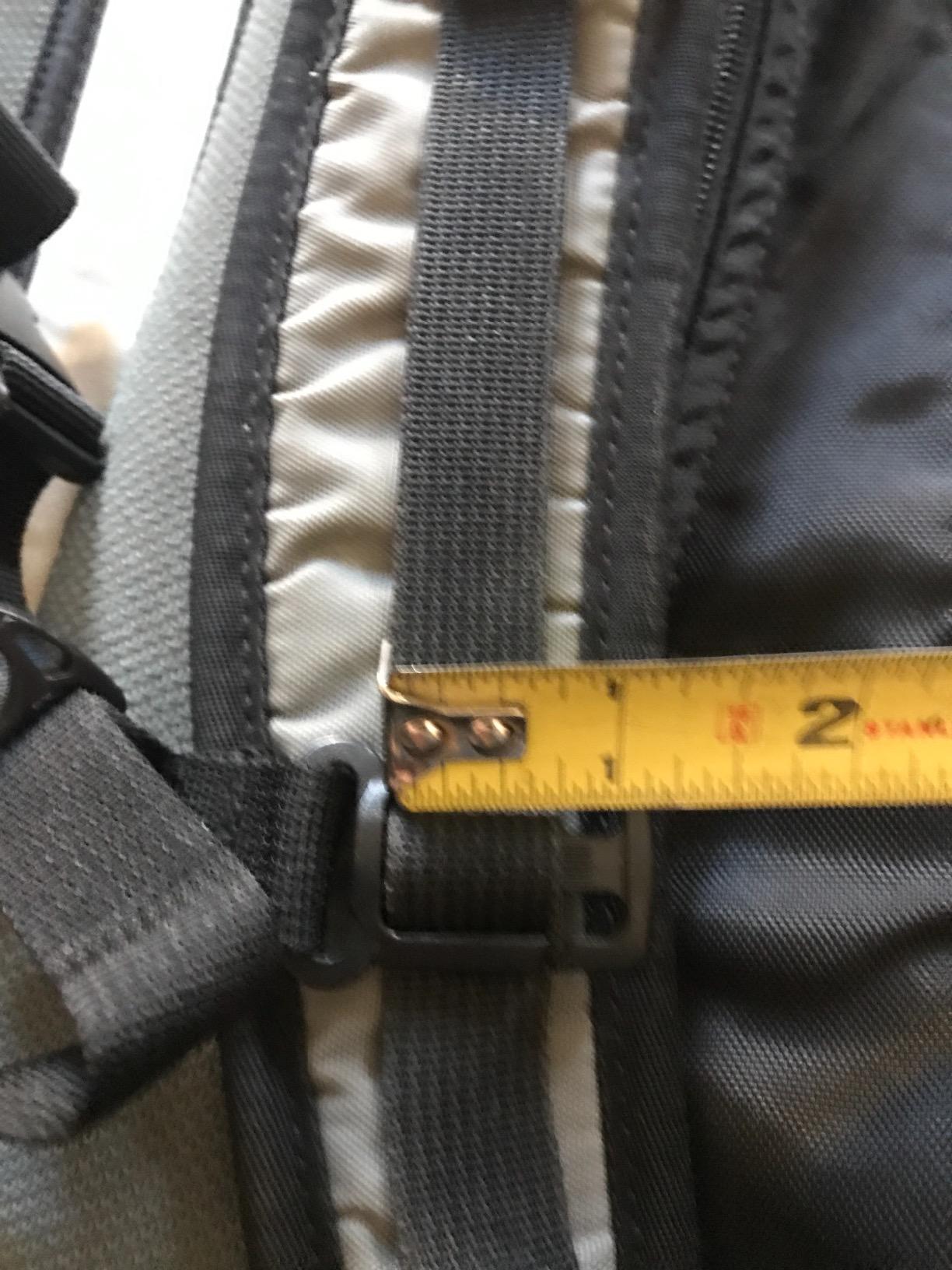 Wisdompro Backpack Chest Strap, 3/4 inch Backpack Sternum Strap - Black | Nylon Chest Belt Replacement with Quick Release Buckle for Hiking and Jogging (Compatible with 1 inch Webbing Shoulder Strap) customer photo 2