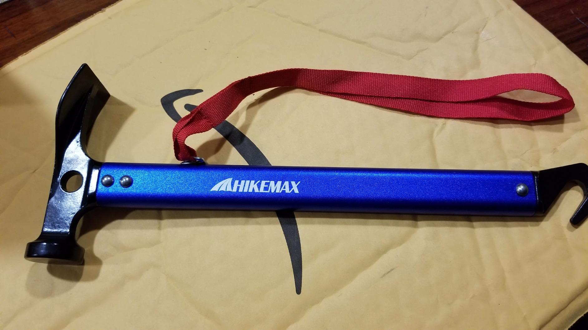 Lightweight Outdoor Camping Hammer Aluminum Tent Hammer with Tent Stake Remover, 13-Ounce customer photo 2