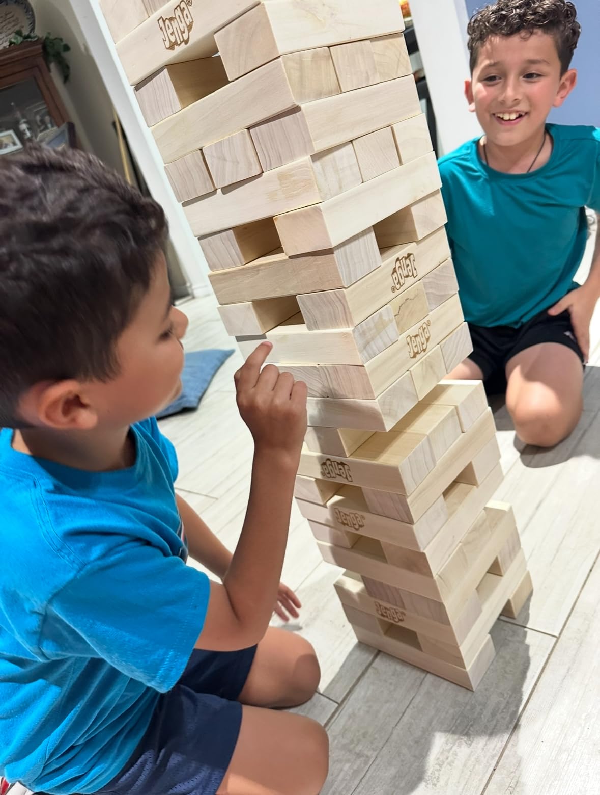 Jenga GIANT - Hardwood Blocks - Stacks to Over 5 feet - Officially Licensed - JS7 customer photo 1