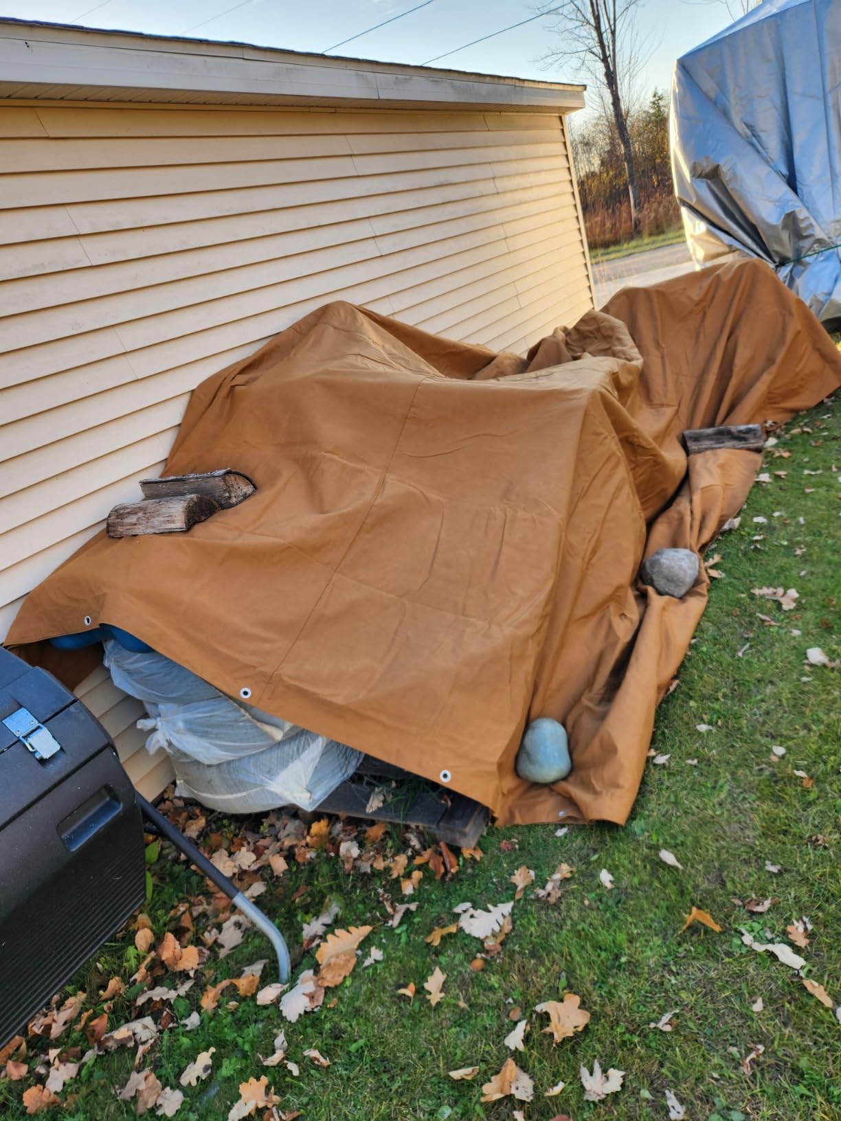 Mytee Products 10' x 16' Tan Canvas Tarp 12oz Heavy Duty Water Resistant customer photo 1