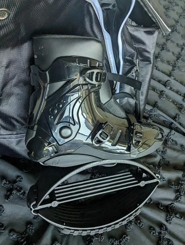 Athletico Ski Boot Bag - Skiing and Snowboarding Travel Luggage - Stores Gear Including Jacket, Helmet, Goggles, Gloves & Accessories - Venting and Grommets for Snow Drainage customer photo 2