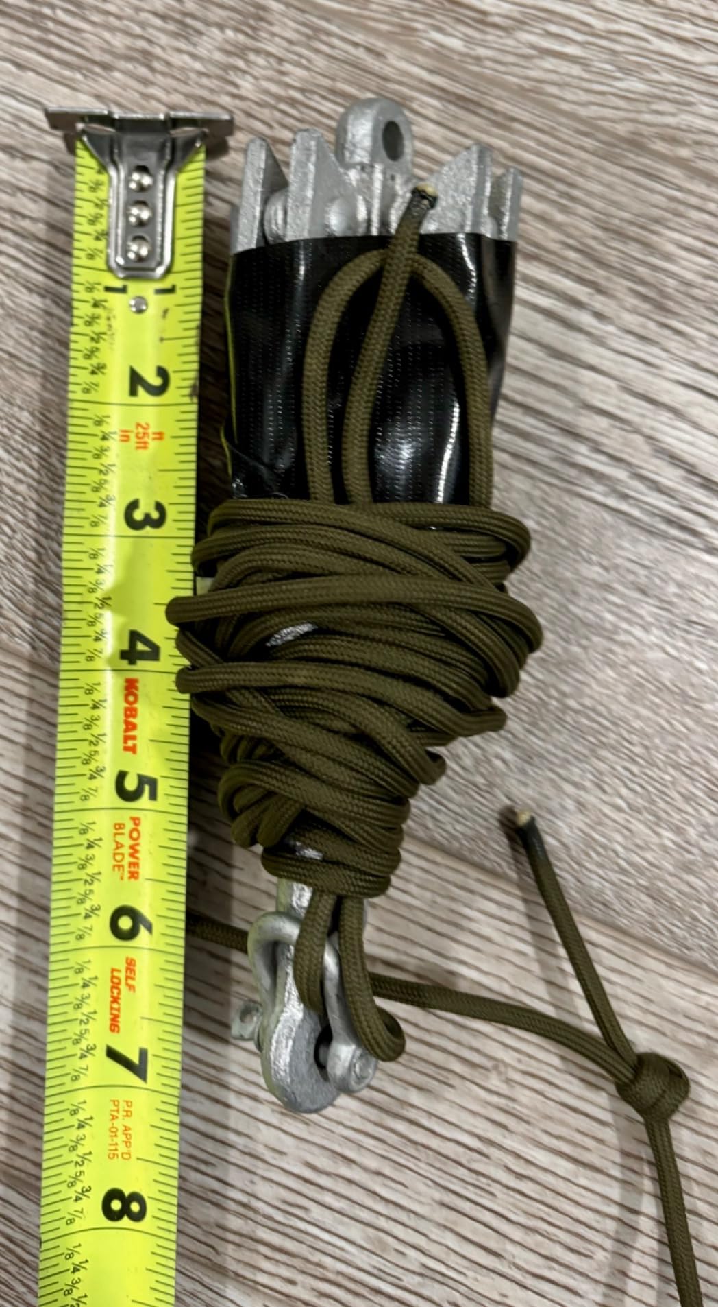 Extreme Max 3006.6659 BoatTector Galvanized Folding/Grapnel Anchor - 5.5 lbs. customer photo 1