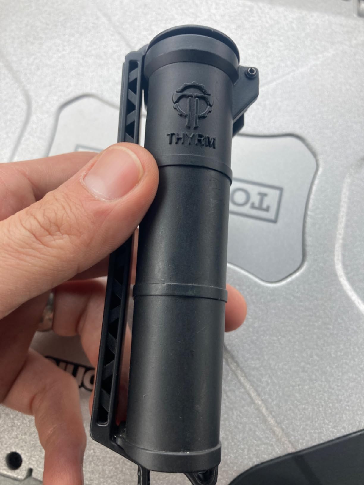 Thyrm CellVault XL Waterproof Battery Storage Case: AA, AAA, CR123, 18650 | For AA, AAA, CR123, and 18650 Batteries, MOLLE/PALS Mountable Battery Holder, Cell Vault Case, Made in USA customer photo 2