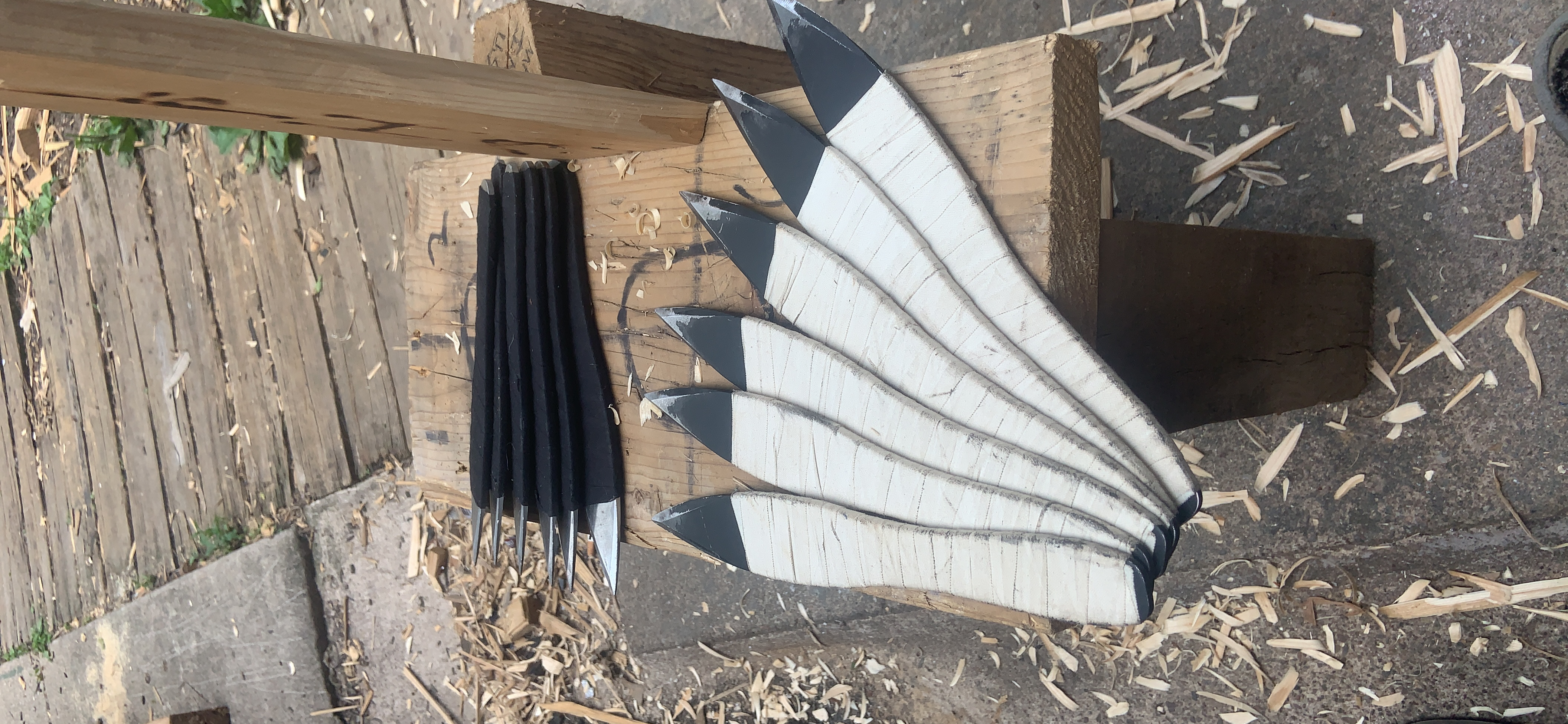 Cold Steel 12 Inch Long Black Carbon Steel Professional Throwing Knives (3 Pack) customer photo 1