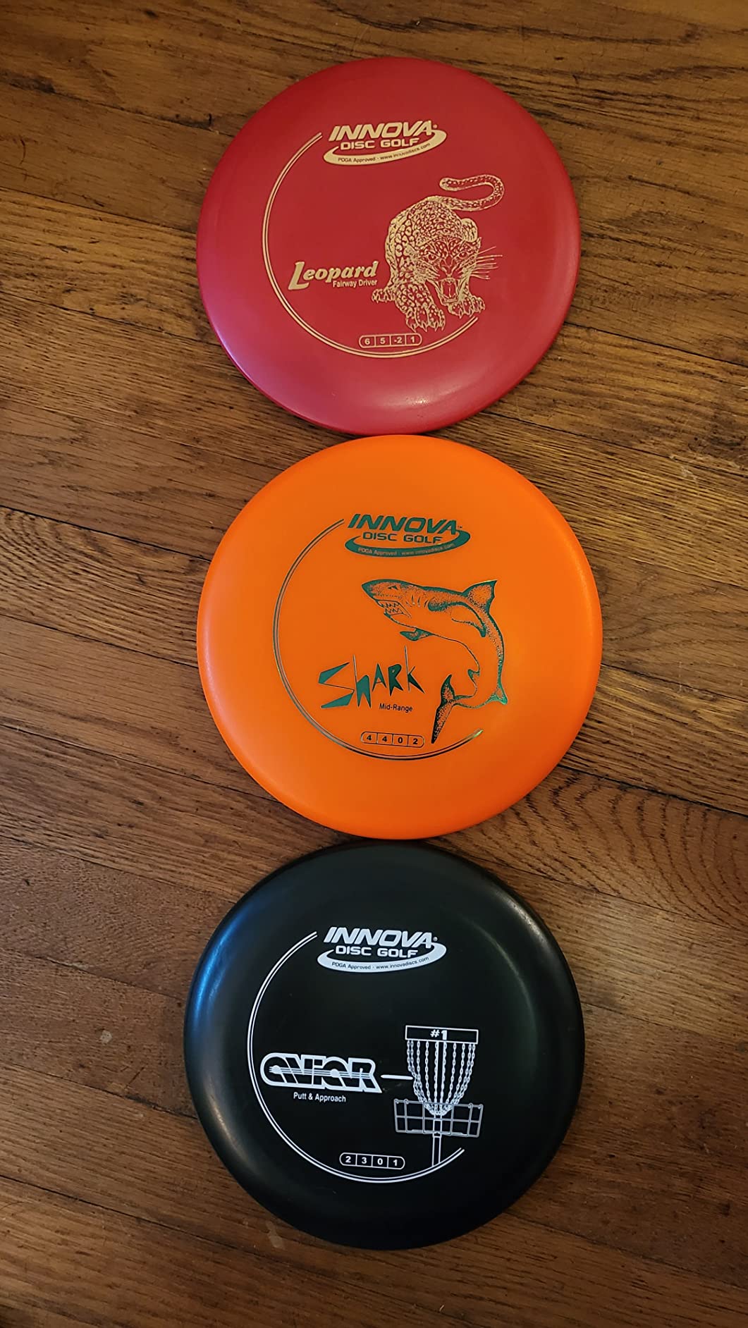 Innova Disc Golf Set - Driver, Mid-Range & Putter, Comfortable DX Plastic, Colors May Vary (3 Pack) customer photo 1