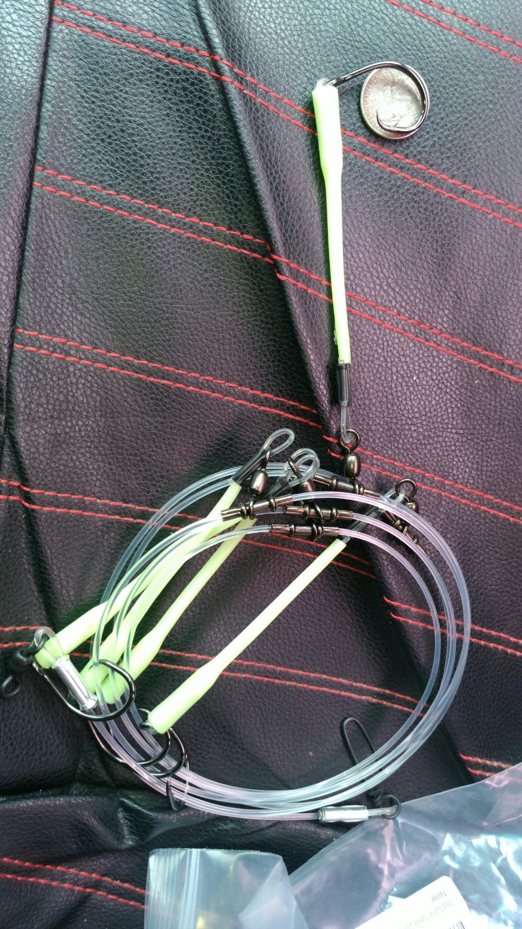 Deep Drop Fishing Rig, 5 Demon Circle 6/0 Hooks with Glow Sleeve, Deep Drop Snapper Rig customer photo 1