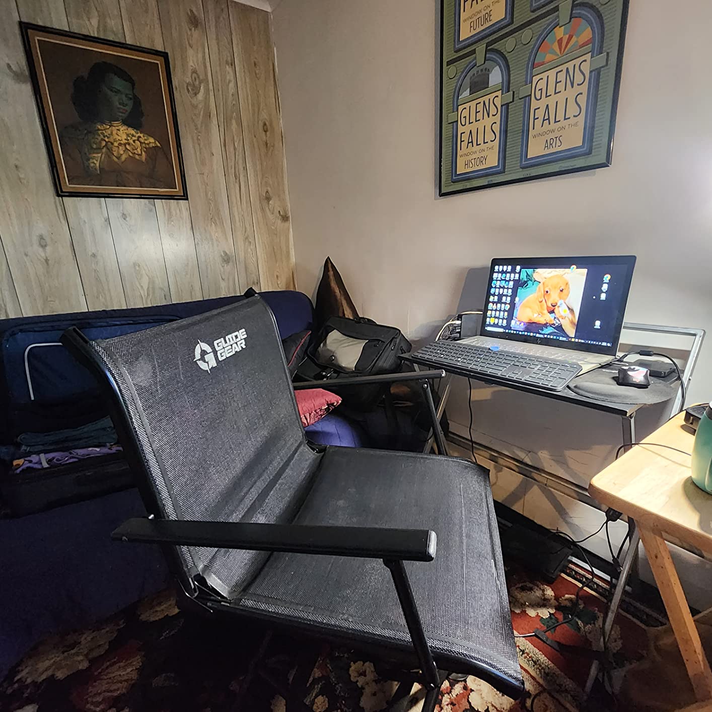 Guide Gear Big Boy Hunting Blind Chair with Armrests, Portable Folding Seat for Shooting, Comfortable Spin Swivel, 500-lb. Capacity customer photo 1