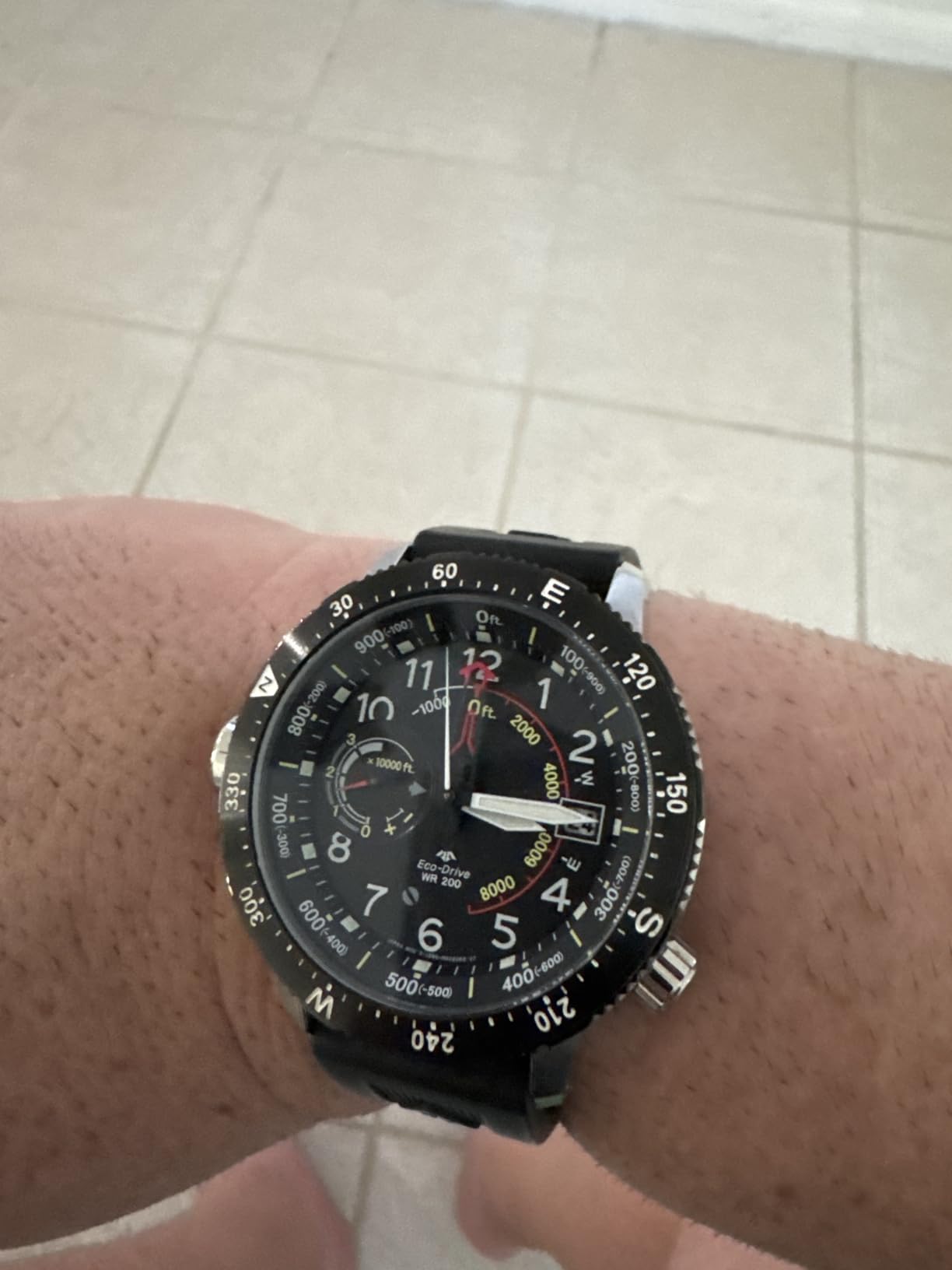 Citizen Men's Eco-Drive Promaster Altichron 47mm Stainless Steel BN5058-07E customer photo 1