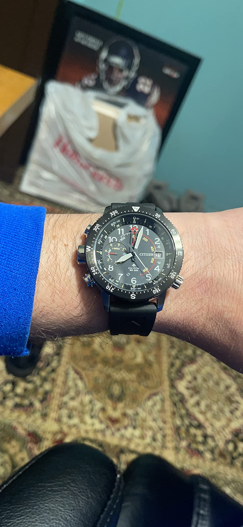 Citizen Men's Eco-Drive Promaster Altichron 47mm Stainless Steel BN5058-07E customer photo 2