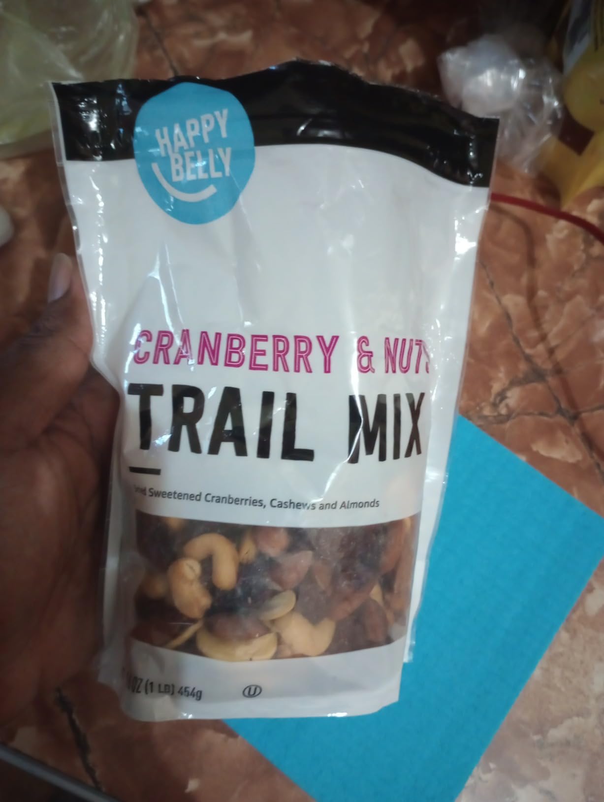 Amazon Grocery, Cranberry & Nuts, Trail Mix, 16 Oz (Previously Happy Belly, Packaging May Vary) customer photo 1