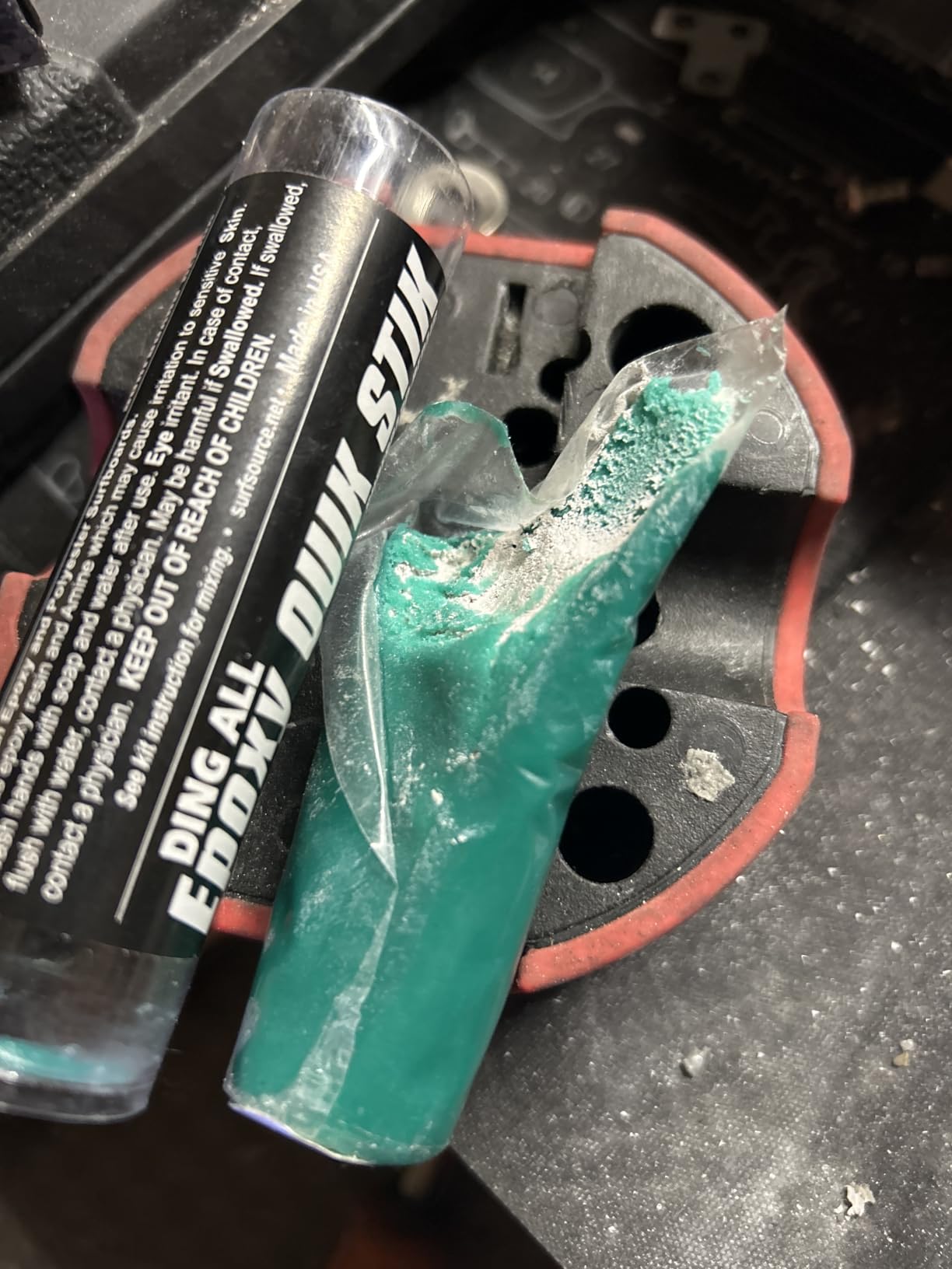 Epoxy Quik Stik DA275 Quick Fix - Hand-Mixable Epoxy Putty Stick for Fast Ding Repair on Surfboards & SUP customer photo 1