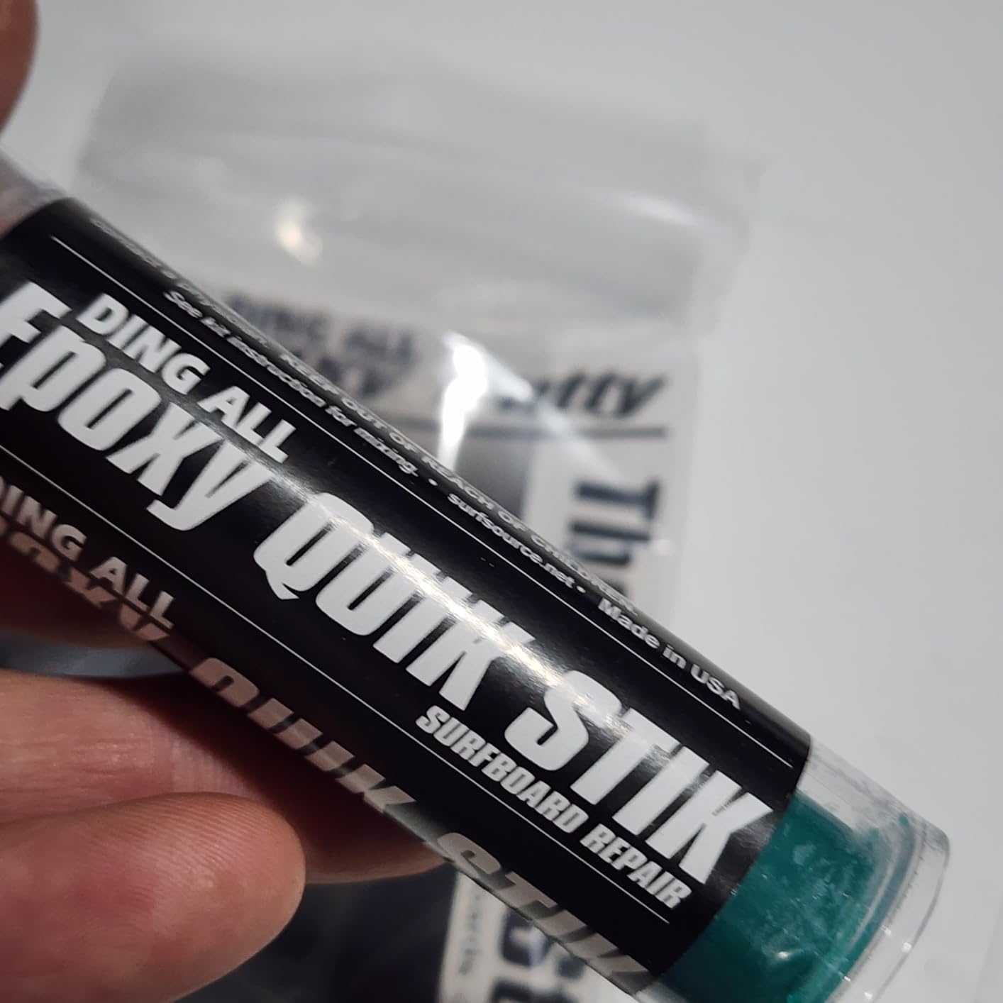 Epoxy Quik Stik DA275 Quick Fix - Hand-Mixable Epoxy Putty Stick for Fast Ding Repair on Surfboards & SUP customer photo 2