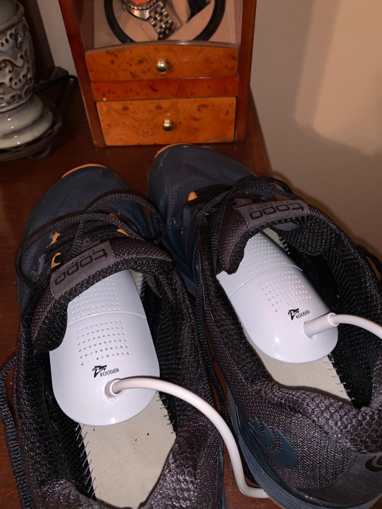 KOODER Boot Dryer,Shoe Dryer,Foot Dryer ! Eliminate bad odor and dry shoes! customer photo 2