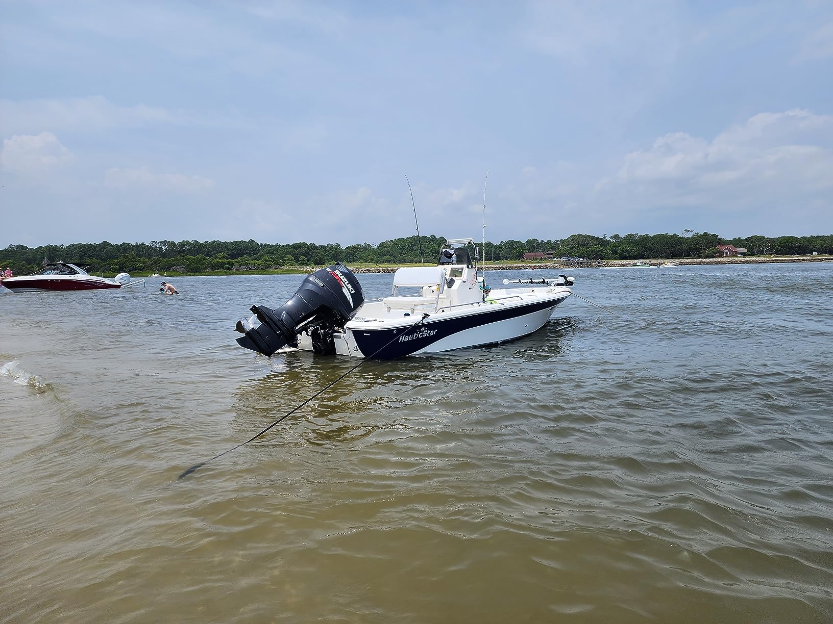 SandShark Lite Series Boat Anchor - Shallow Water Anchor Pole - Jet Ski Anchor, Kayak Anchor, Pontoon Boat Accessories customer photo 2