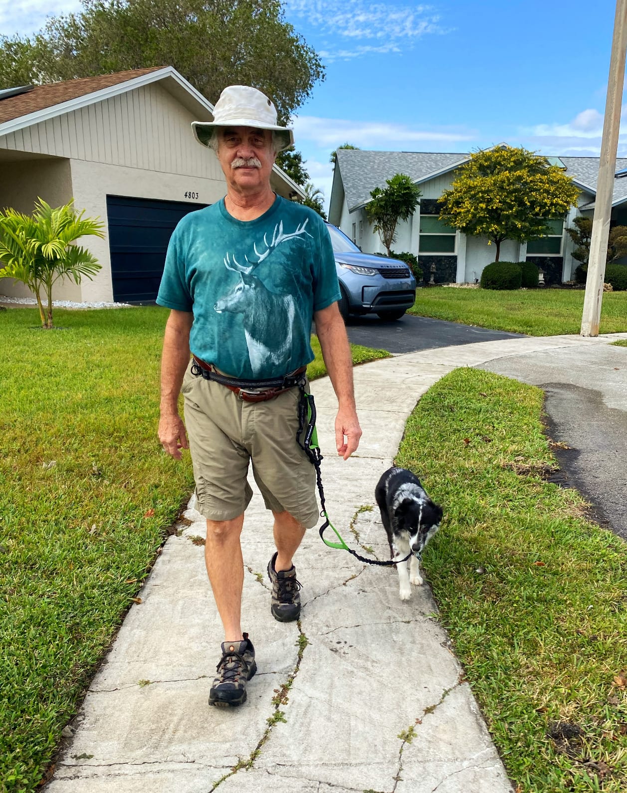 Pet Dreamland Exquisite Hands Free Leash for Large Dogs. Ultimate Comfort & Freedom for Running, Walking and Hiking. Premium Quality, Durable & Versatile Dog Walking Belt. customer photo 2