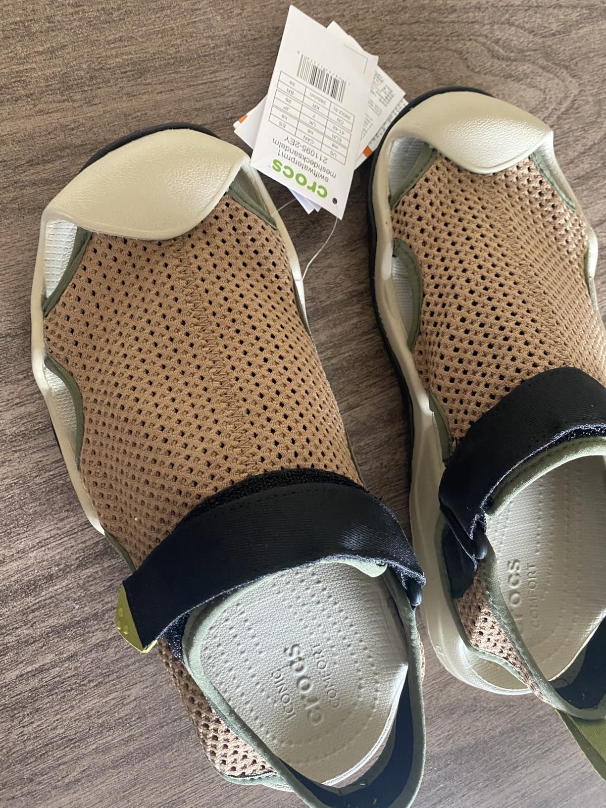 Crocs Men's Swiftwater Mesh Deck Sandals customer photo 1