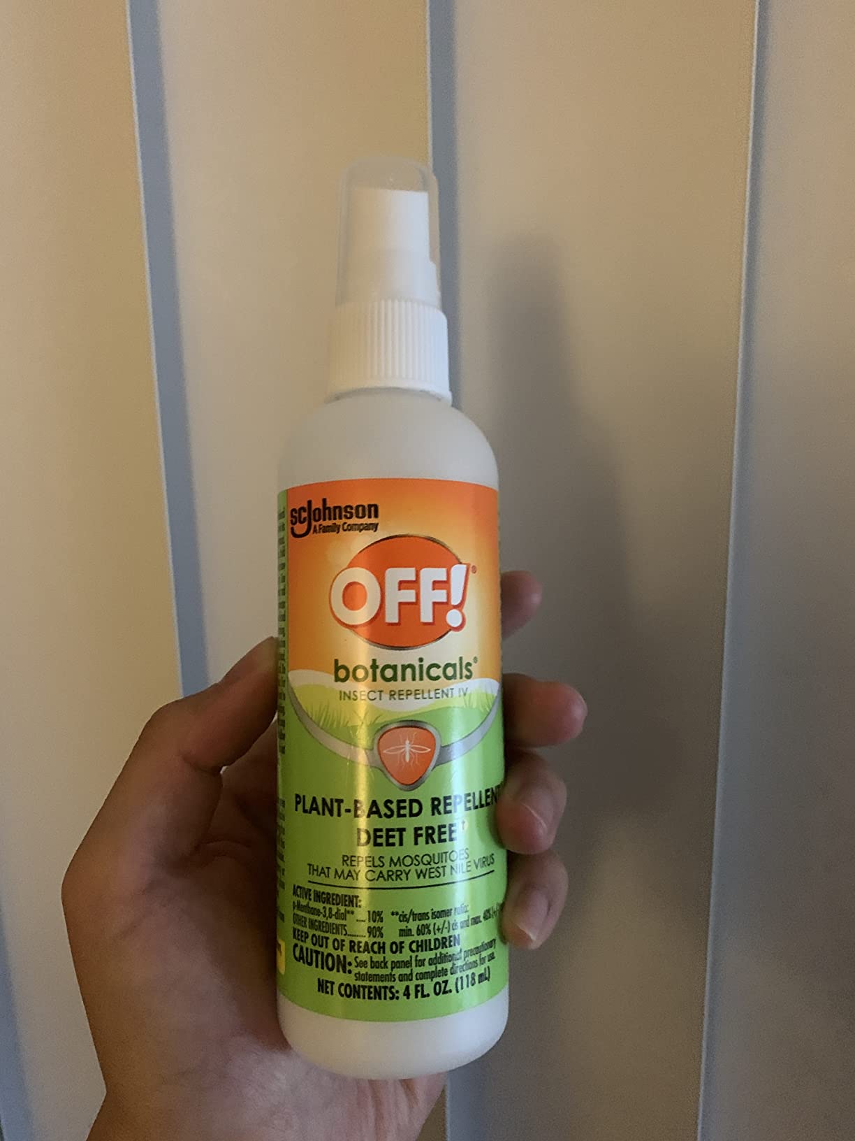 OFF! Botanicals Insect Repellent, Bug Spray & Mosquito Repellent, 4 Oz | Pump Spray, Plant-Based & Botanically Inspired Formula, Protects Against Mosquitoes, Black Flies, Gnats, No-See-Ums customer photo 1