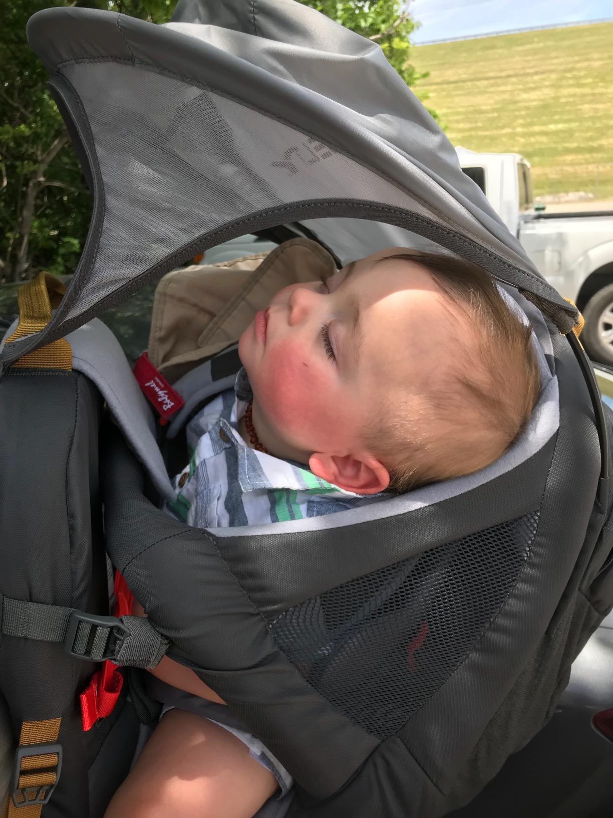 Kelty Journey PerfectFit Child Carrier Backpack | 5 Point Safety Harness, Fully Adjustable Suspension, Hipbelt, Large Zippered and Mesh Pockets, Max Load 48 llbs. customer photo 2