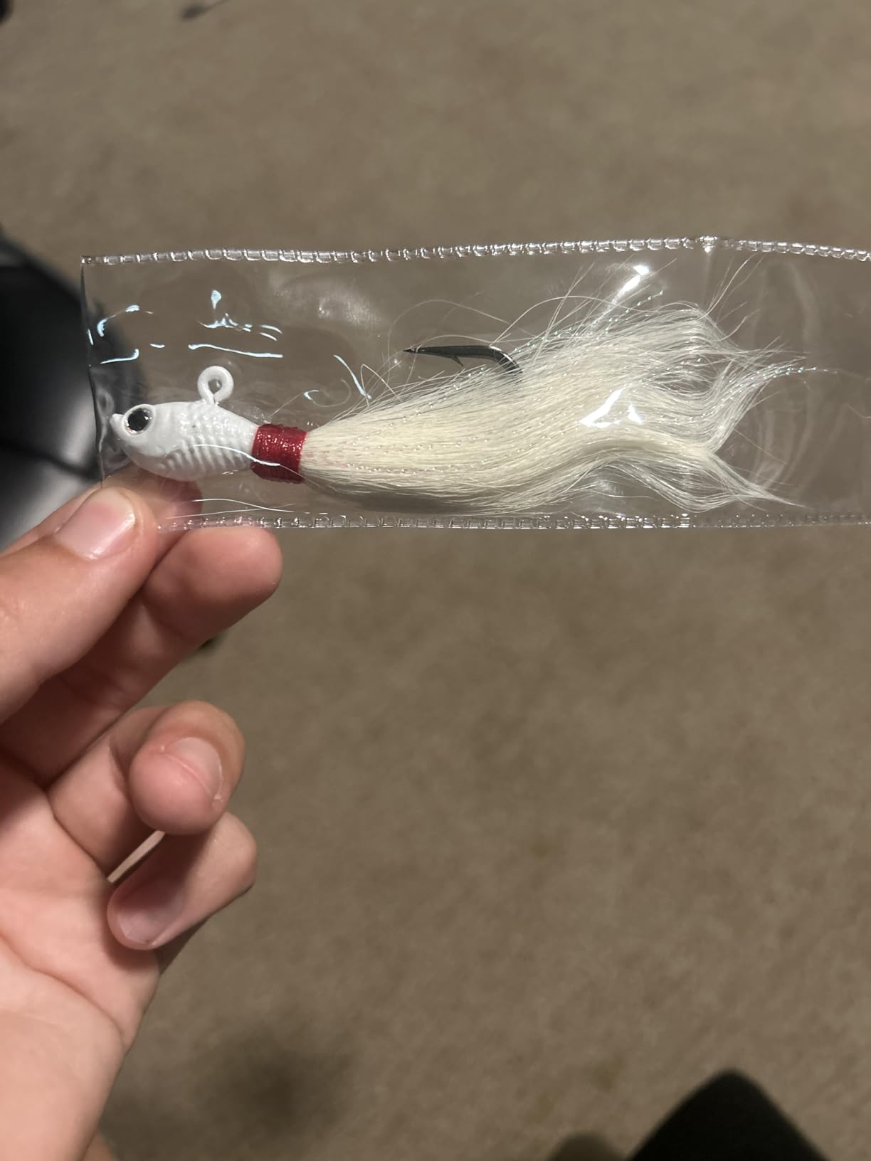 Dr.Fish 3 Pack Bucktail Jig Lure Hair Jig Saltwater Freshwater Lures Surf Fishing Bass Flounder Striper Bluefish Halibut Redfish customer photo 2